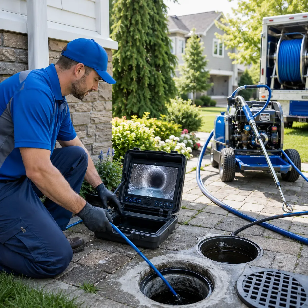 Outdoor drain cleaning professionals serving Gary, TX